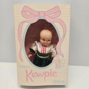 Vintage Cameo Kewpie Vinyl Doll 861 Red Green Holiday Edition by Jesco 1987